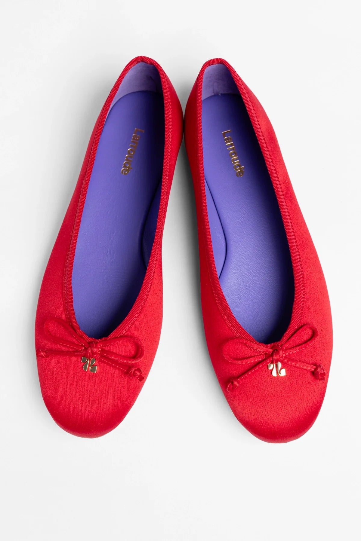 Pavlova Ballet Flat Cherry Satin