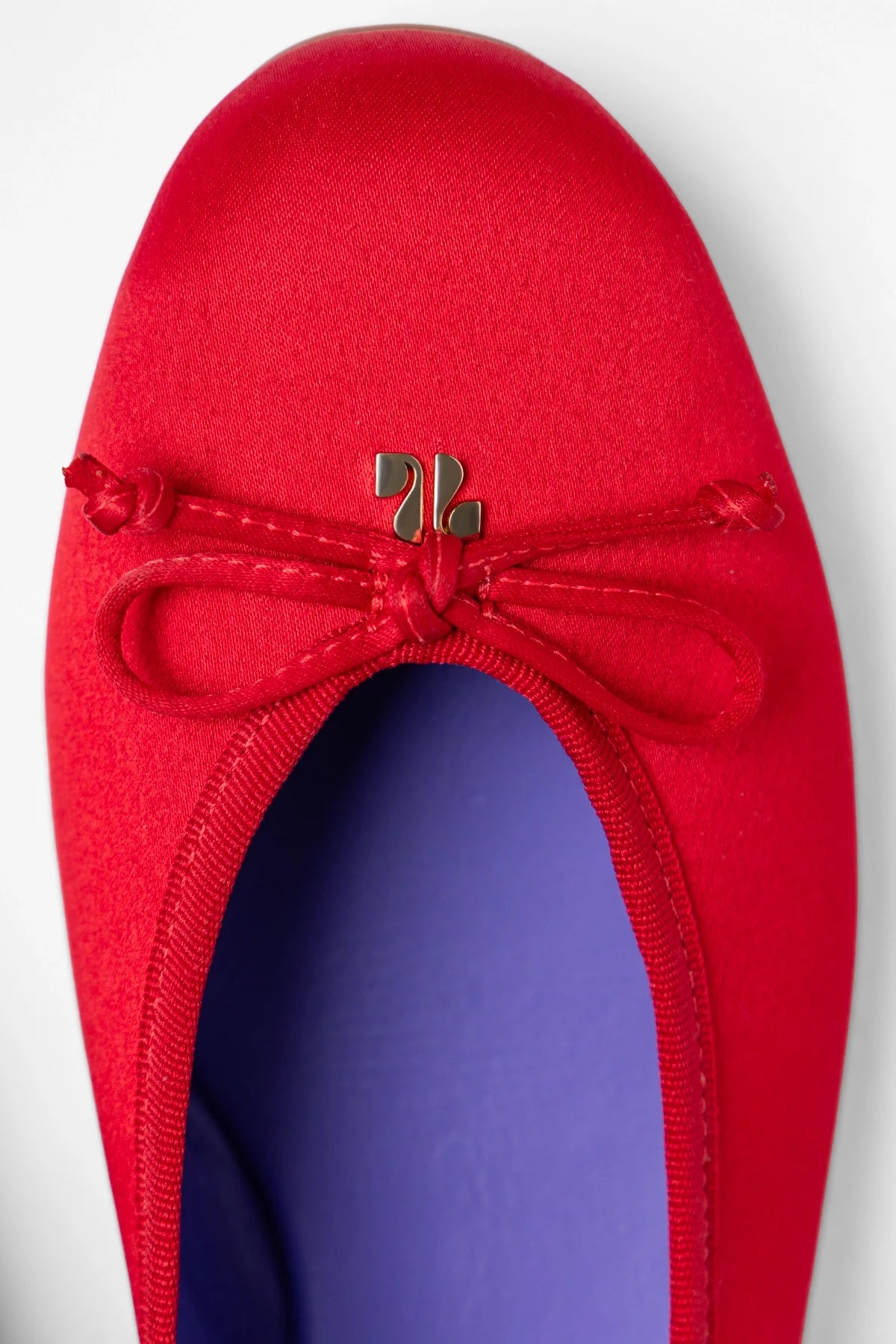 Pavlova Ballet Flat Cherry Satin