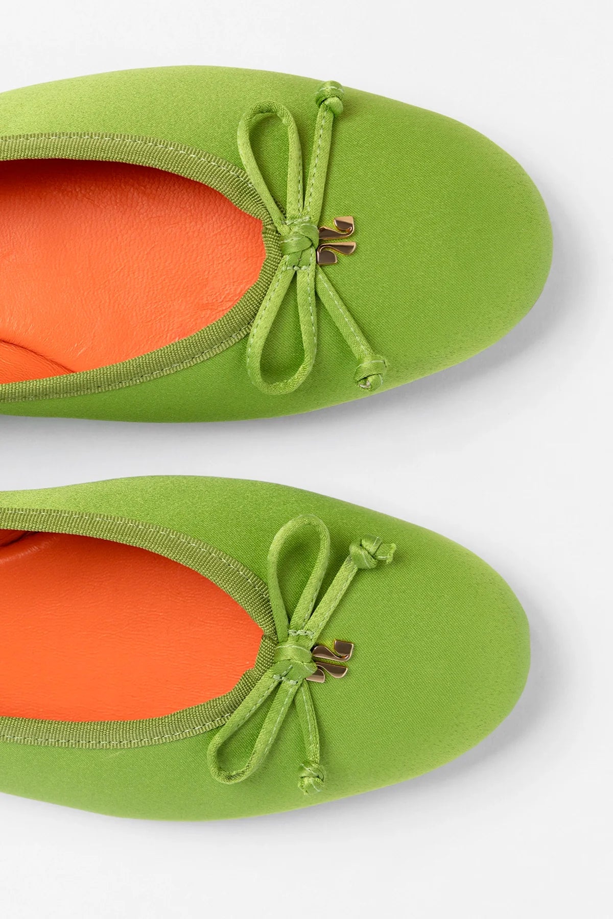 Pavlova Ballet Flat Kiwi Satin