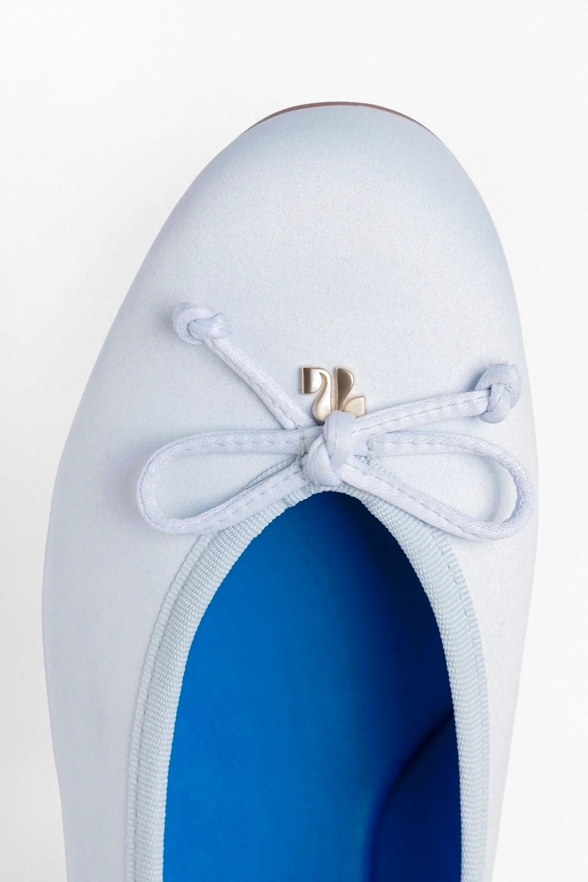 Pavlova Ballet Flat Powder Blue Satin