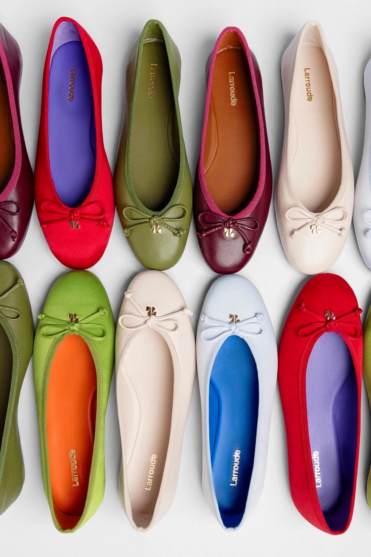 Pavlova Ballet Flat Powder Blue Satin