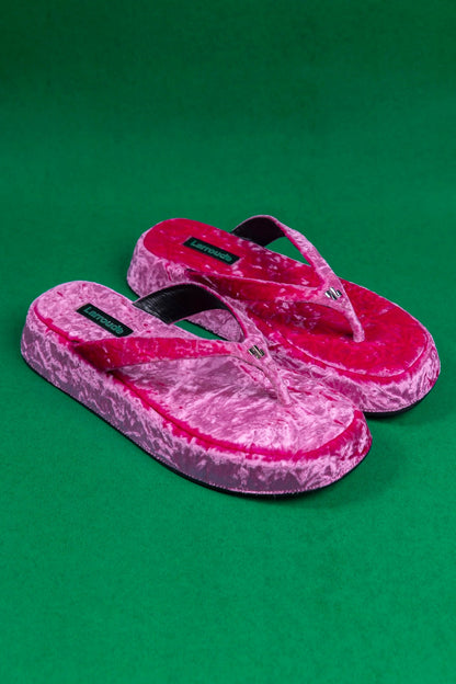 Roxy Thong Sandal Pink Velvet