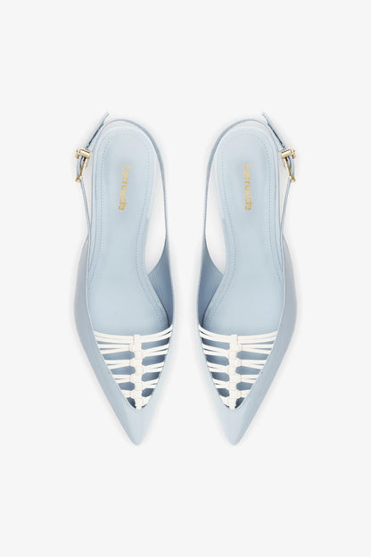 Nara Pump In Maya Patent Leather and White Leather