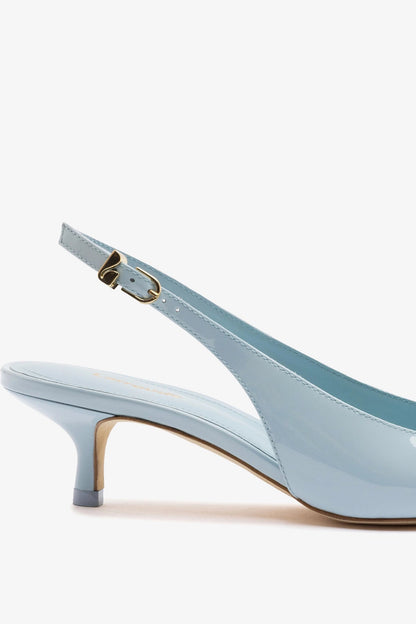 Nara Pump In Maya Patent Leather and White Leather