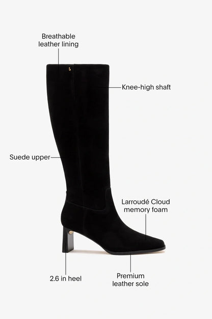 Alexis Boot Black Suede