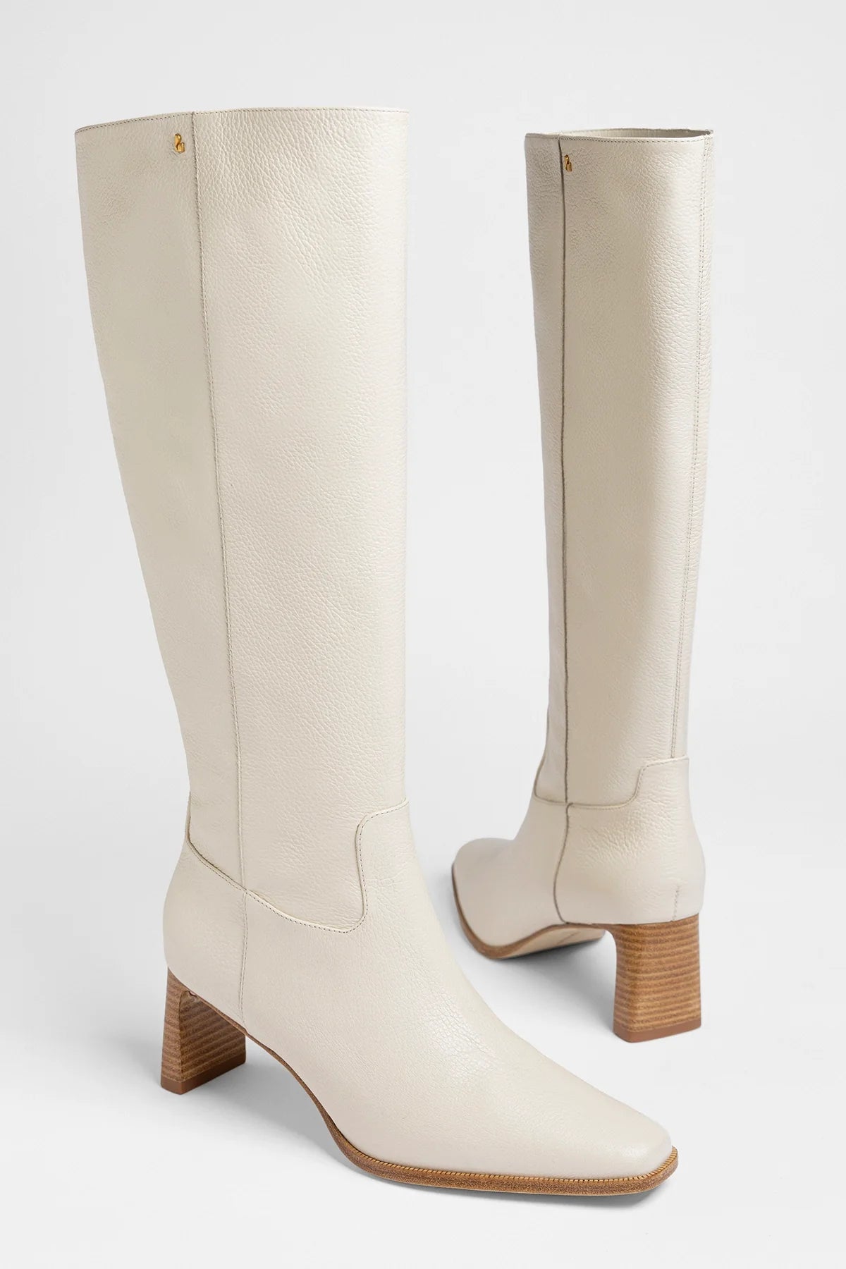 Alexis Boot Ivory Leather