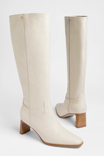 Alexis Boot Ivory Leather