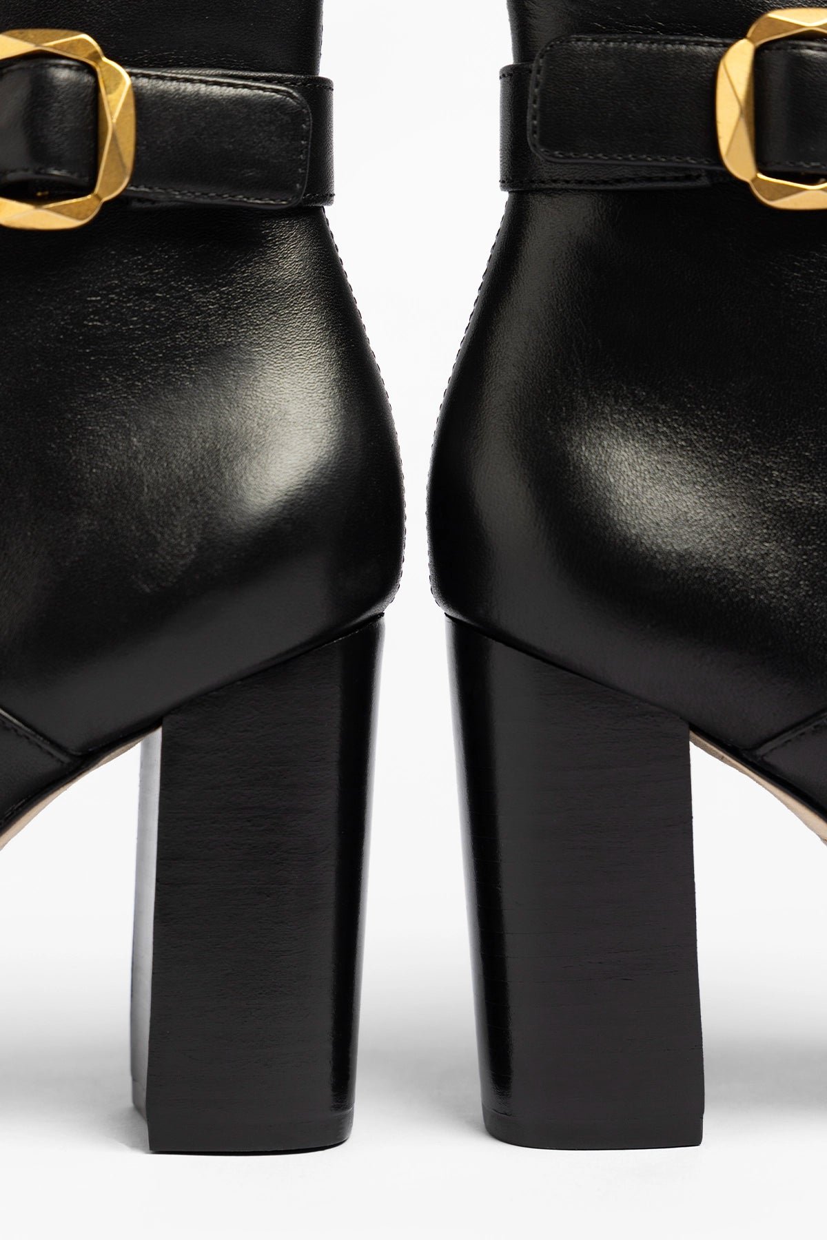 Alicia Low Boot Black Leather