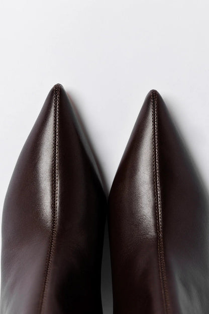 Loulou Boot Brown Leather