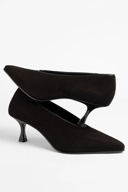 Cambon Pump Black Suede