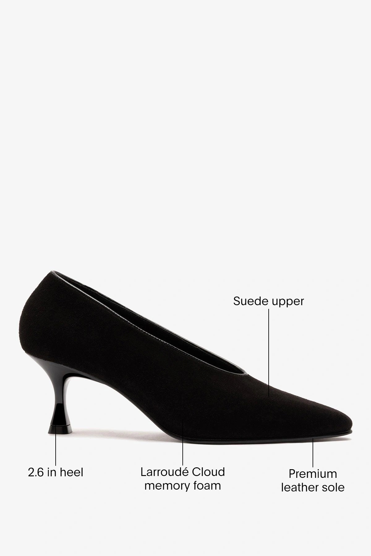 Cambon Pump Black Suede