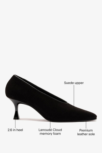 Cambon Pump Black Suede