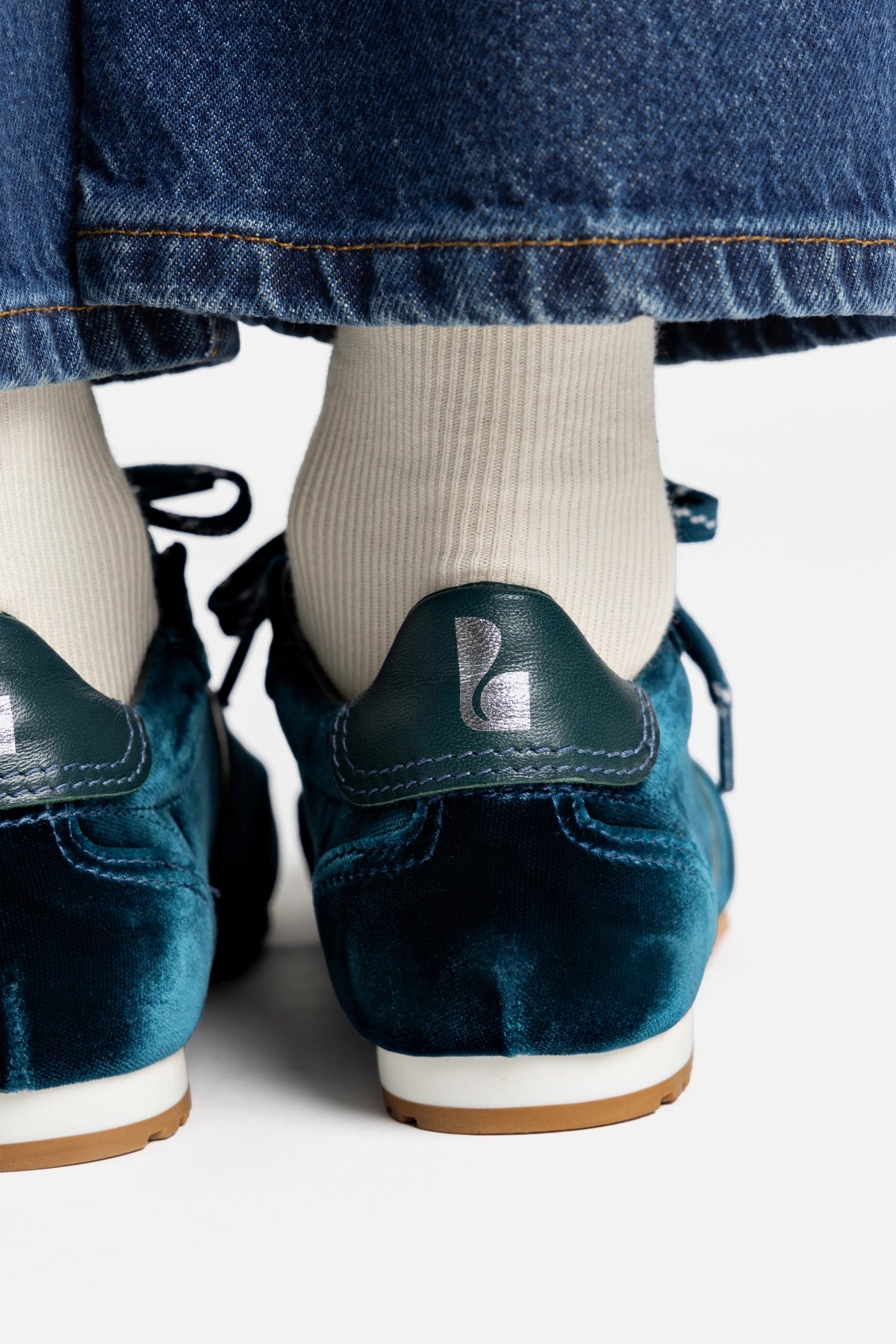 Stella Sneaker In Deepsea Velvet