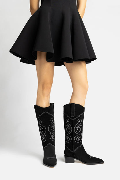Paloma Boot In Black Suede