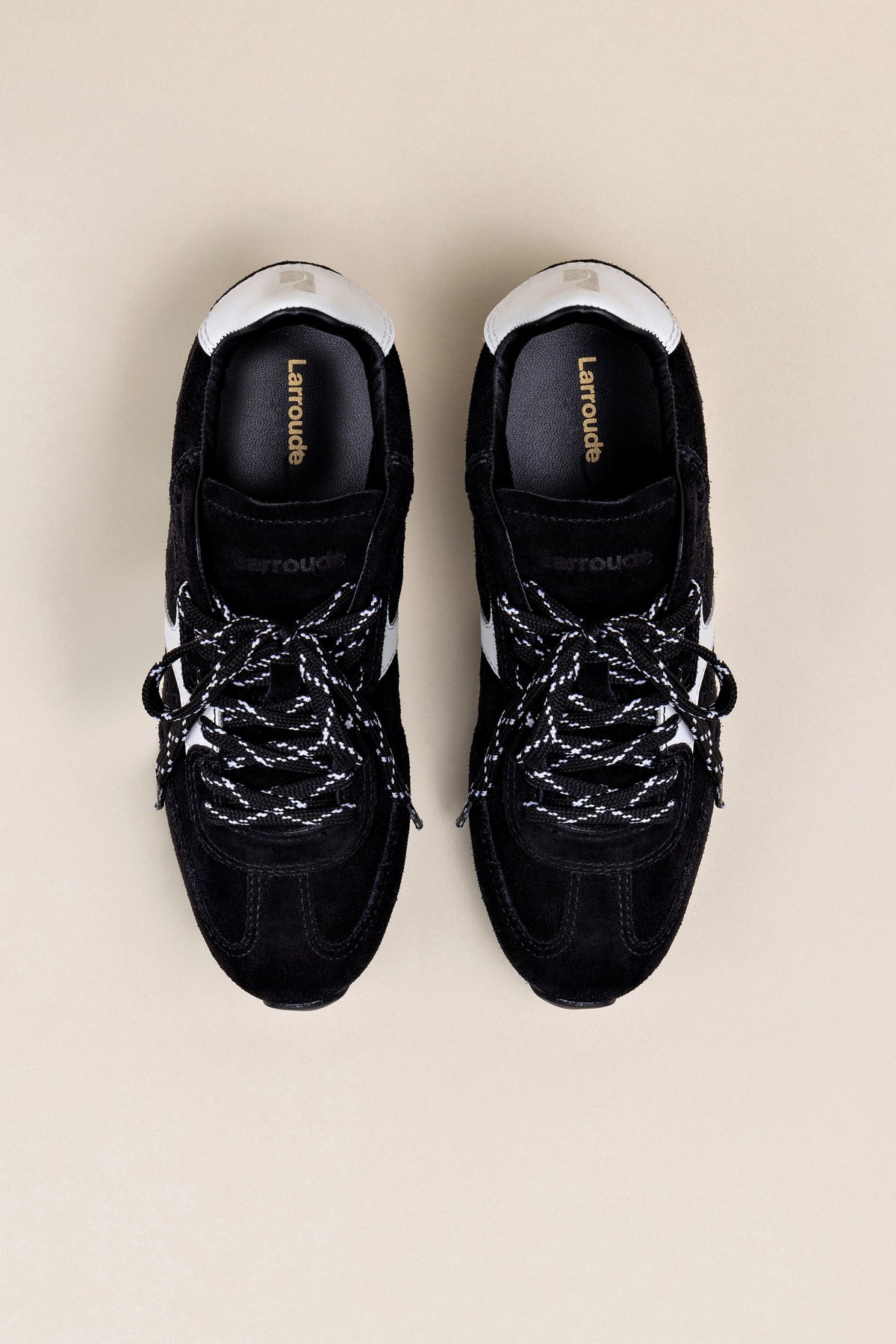 Stella Sneaker In Black Suede