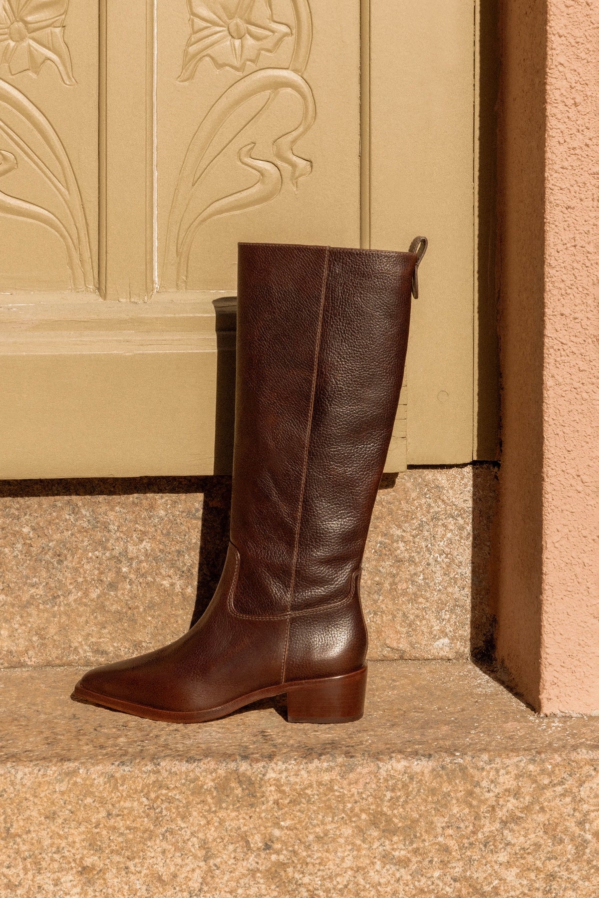 Florencia Boot In Brown Leather